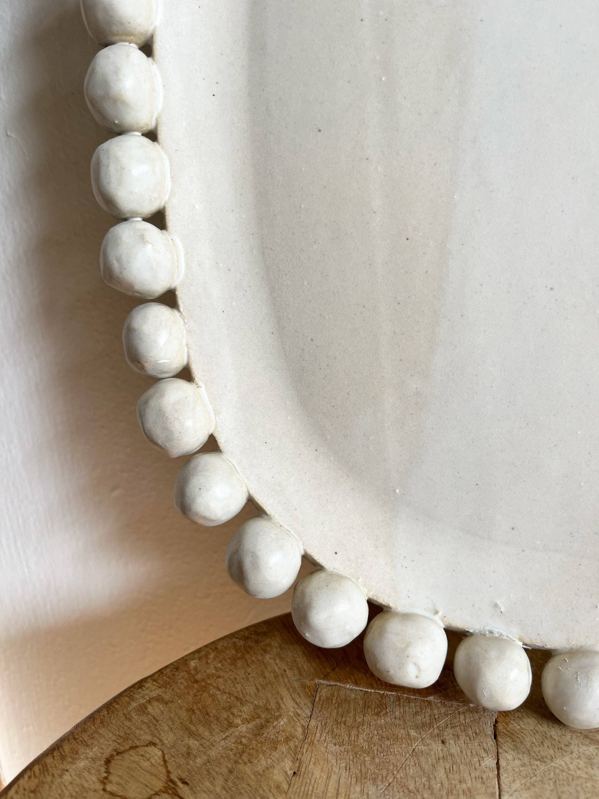 Beaded Serving Platter