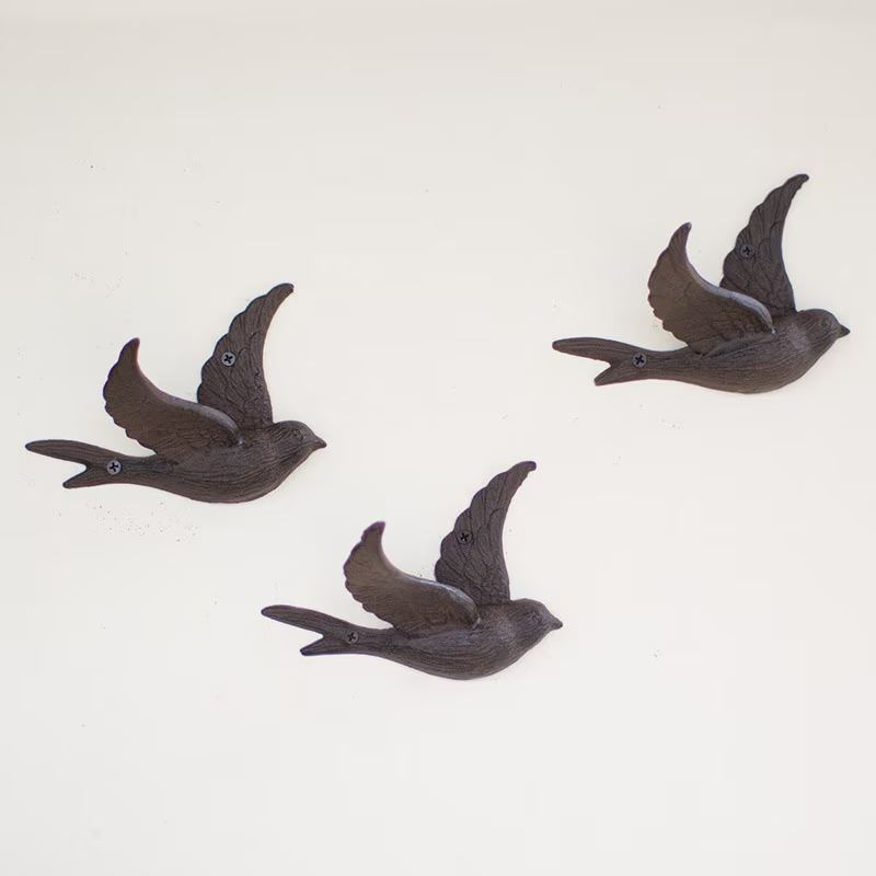 Cast Iron Flying Bird Wall Hook
