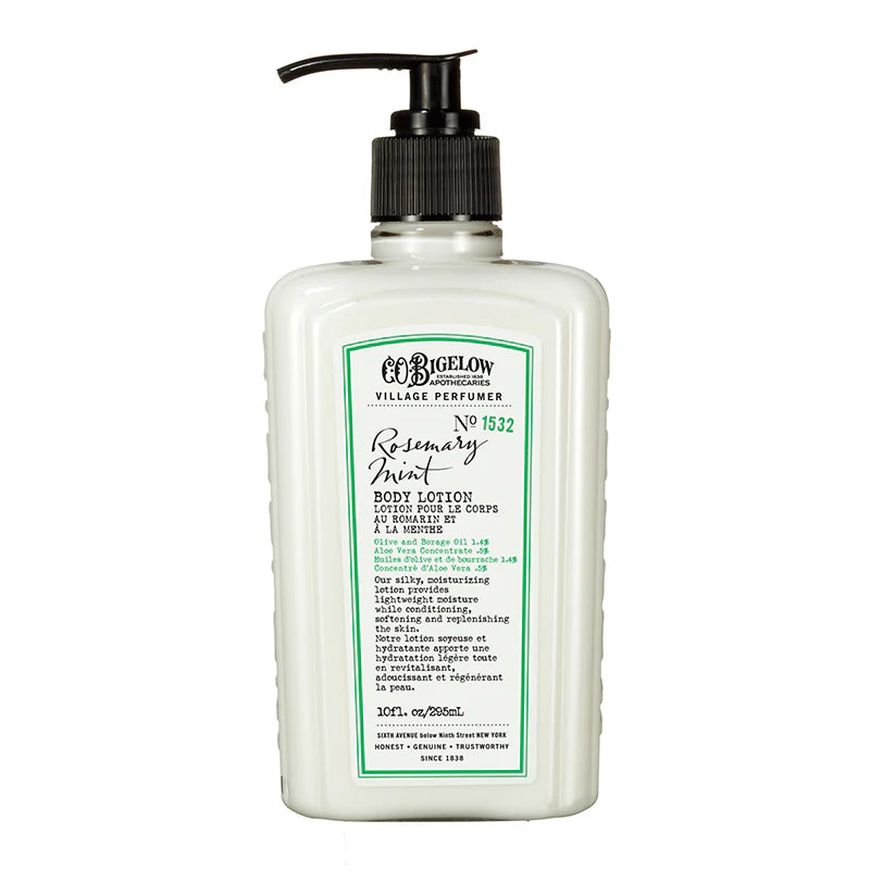 C.O. Bigelow Village Perfumer - Rosemary Mint Body Lotion No. 1532