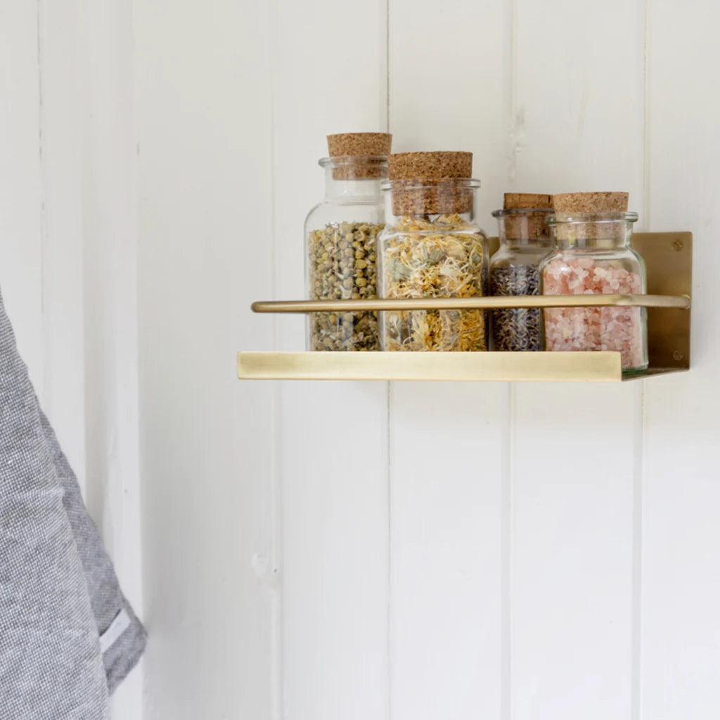 Fog Linen Brass Shelf