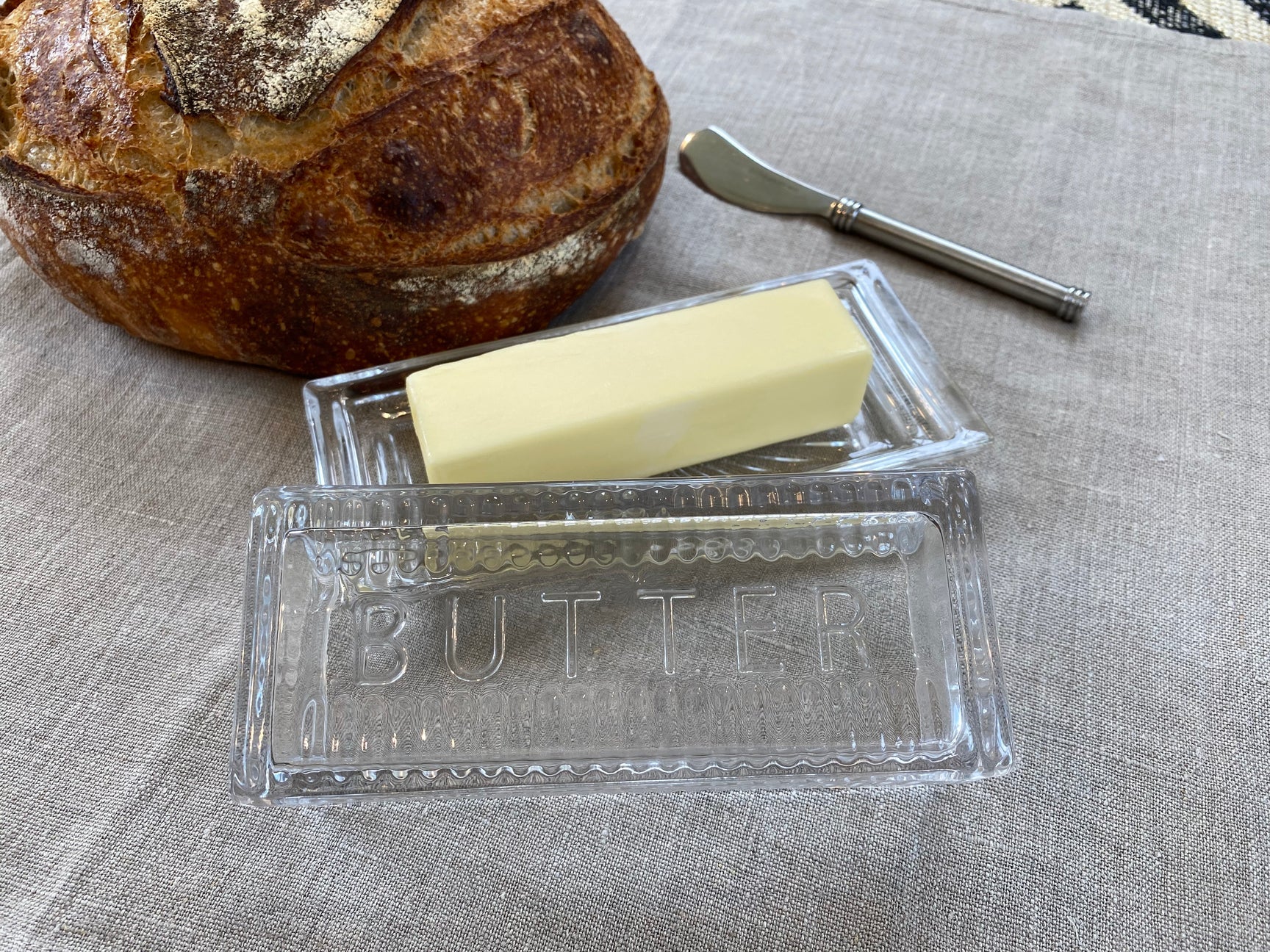 Glass Butter Dish - Earth and Nest