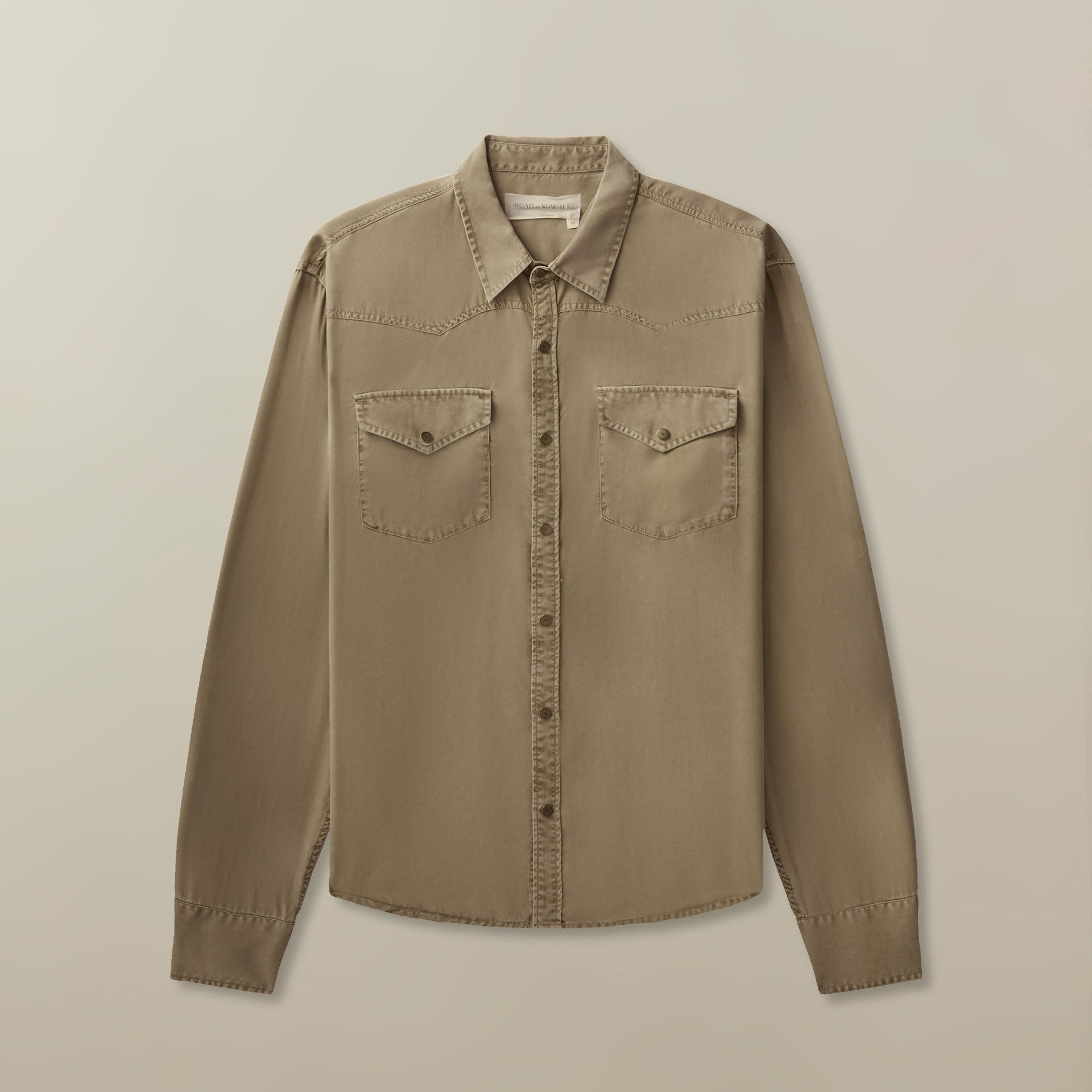 Cash Western Shirt in Lyocell - Men's