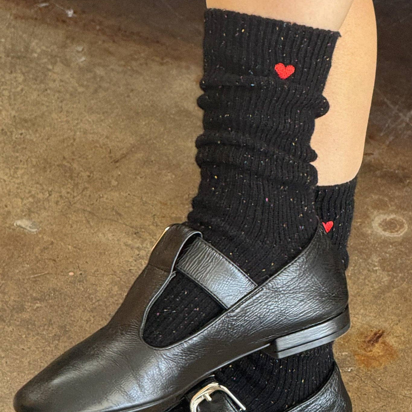 Embroidered Snow Socks