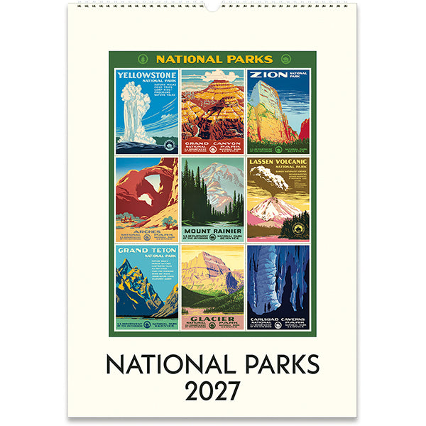 National Parks 2027 Wall Calendar