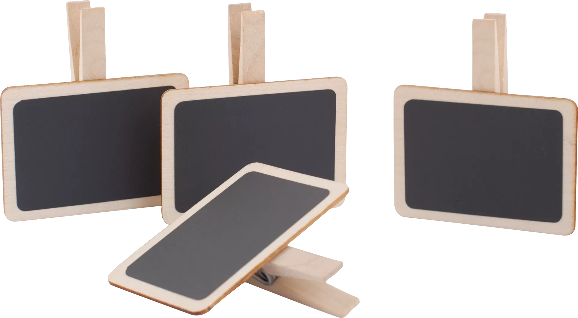 Small Wooden Chalkboards - set of 4