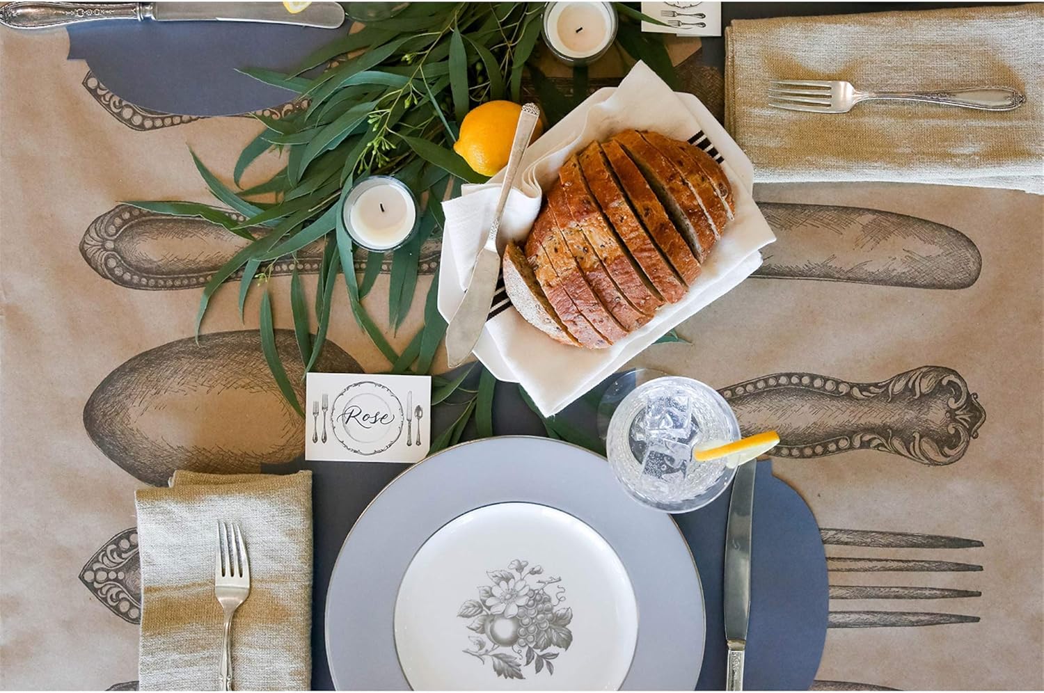 Cutlery Paper Table Runner 30x25"