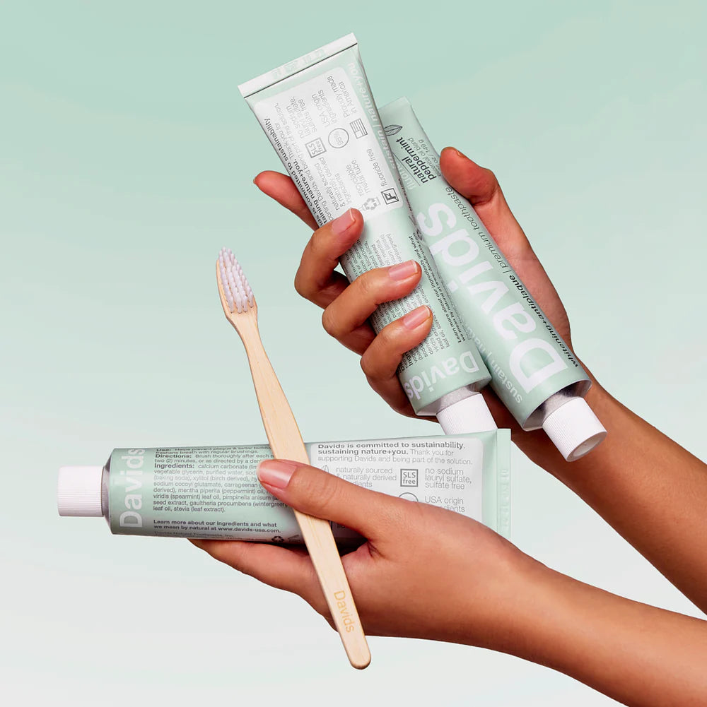 Davids Natural Toothpaste - Peppermint - 5.25 oz