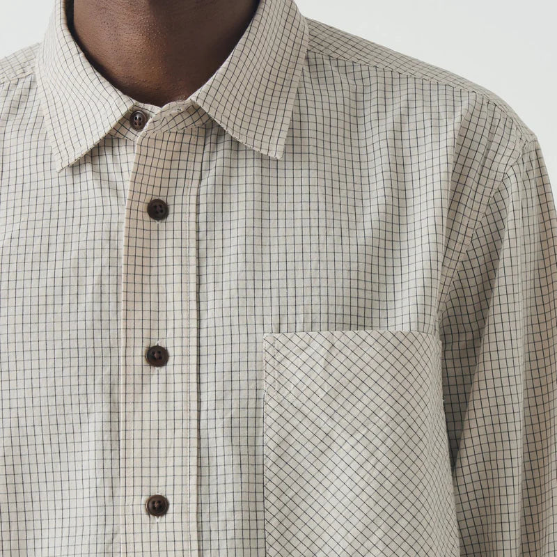 Toast Dobby Check Cotton Shirt