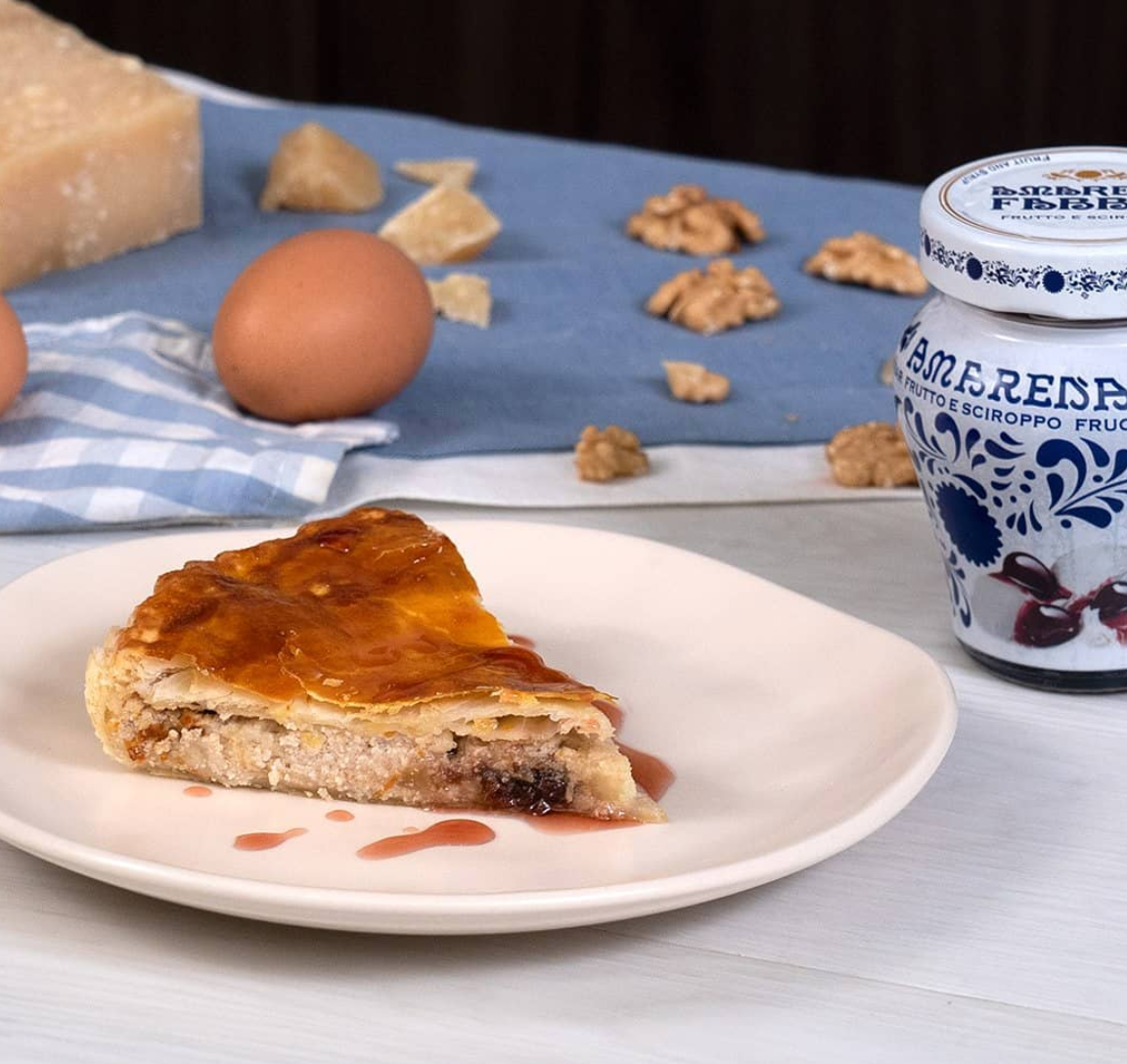 Amarena Cherries in Syrup - Fabbri glass jar