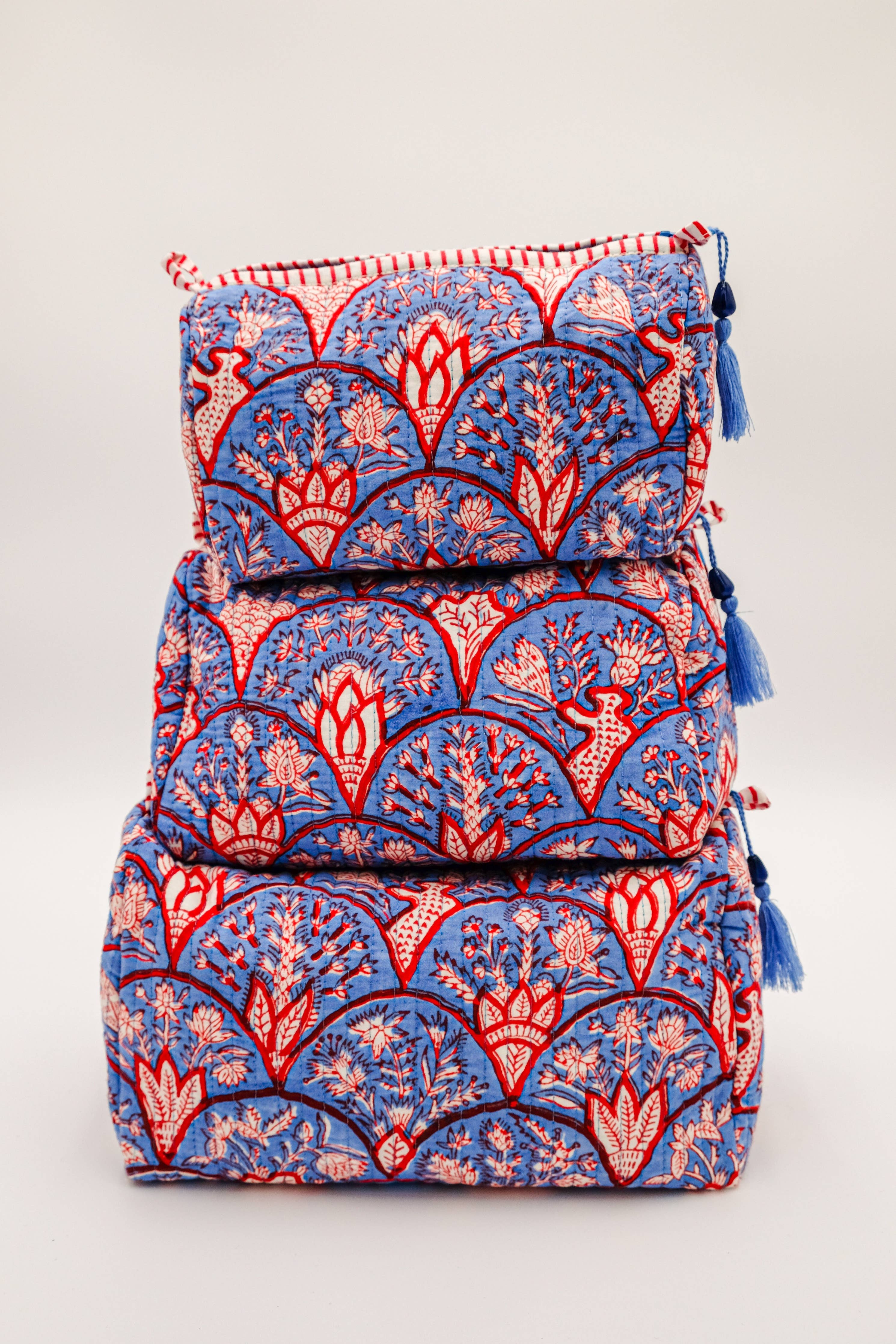 Blue Arch Toiletry Bag