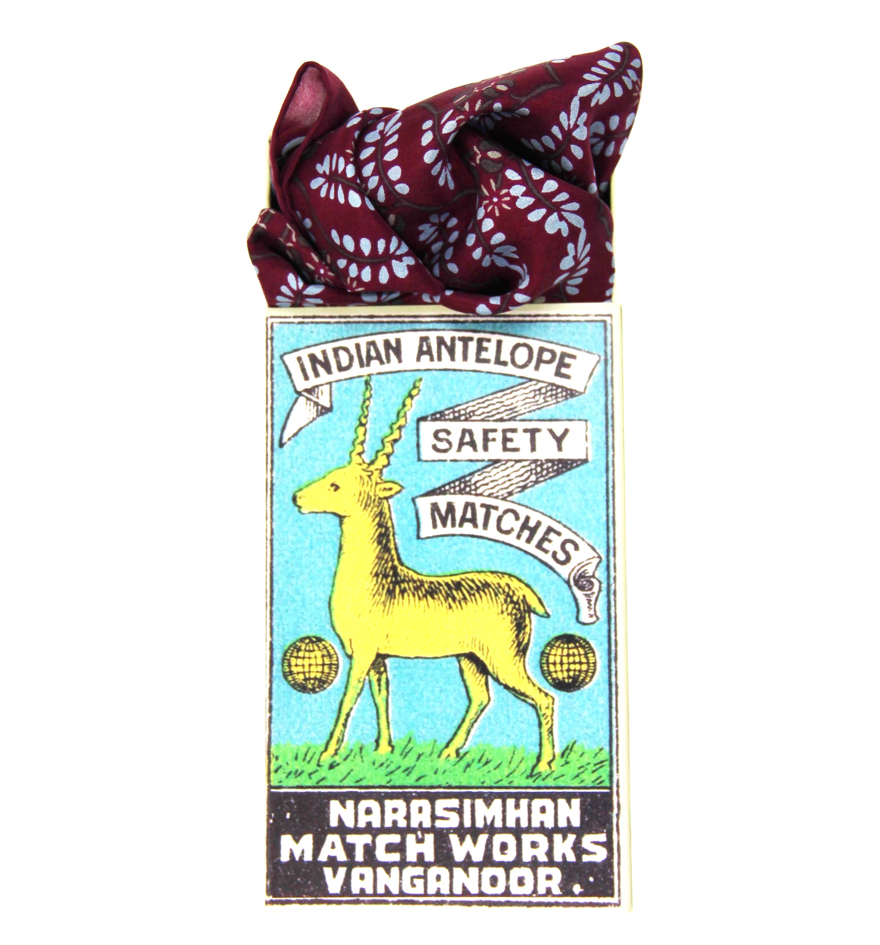 Mini Albertine Bordeaux Scarf