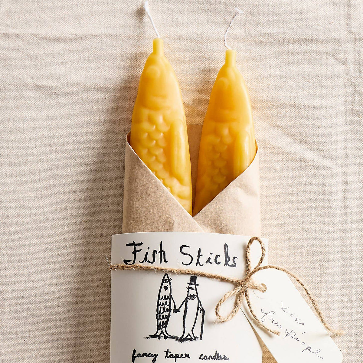 Fish Sticks Taper Candles