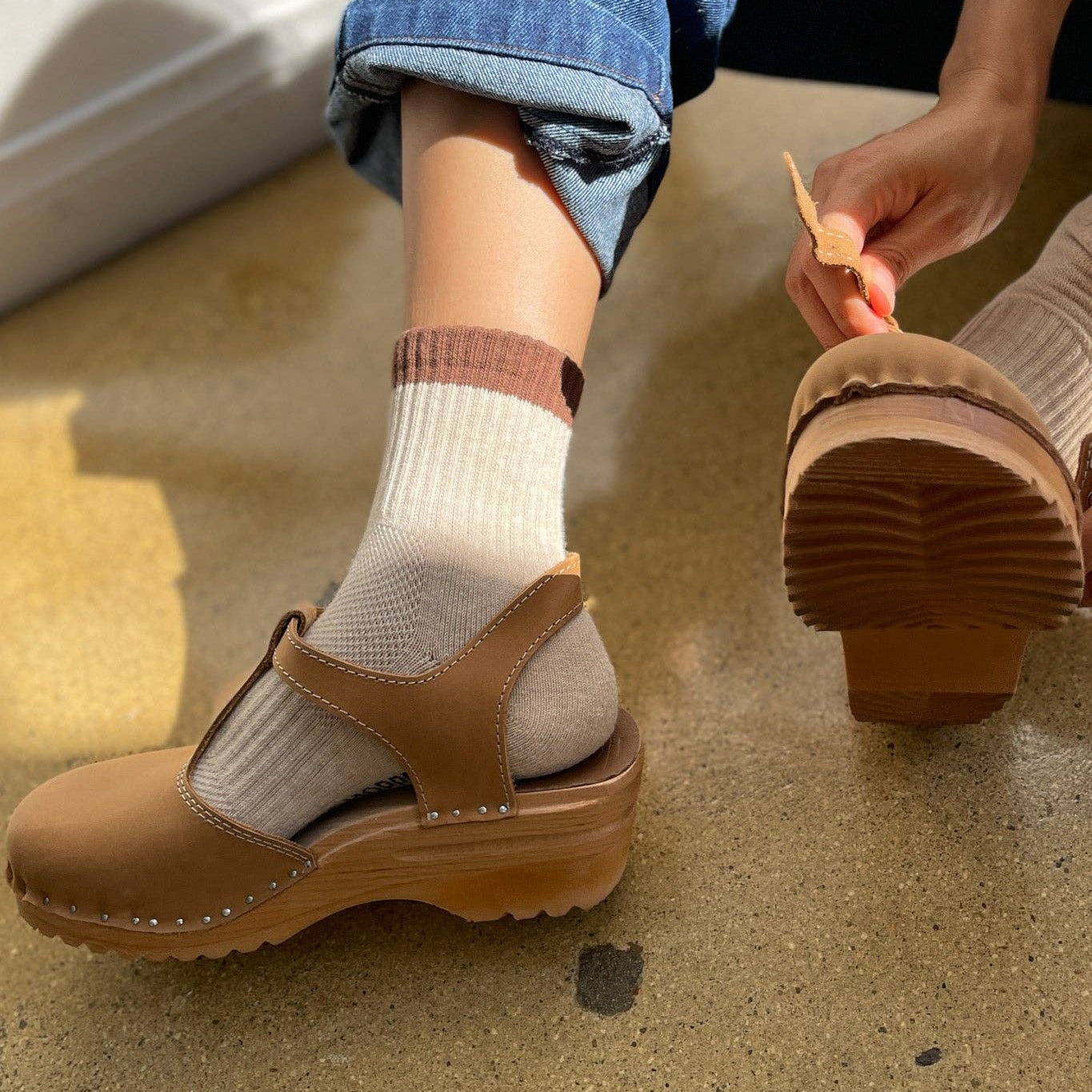 Color Block Girlfriend Socks