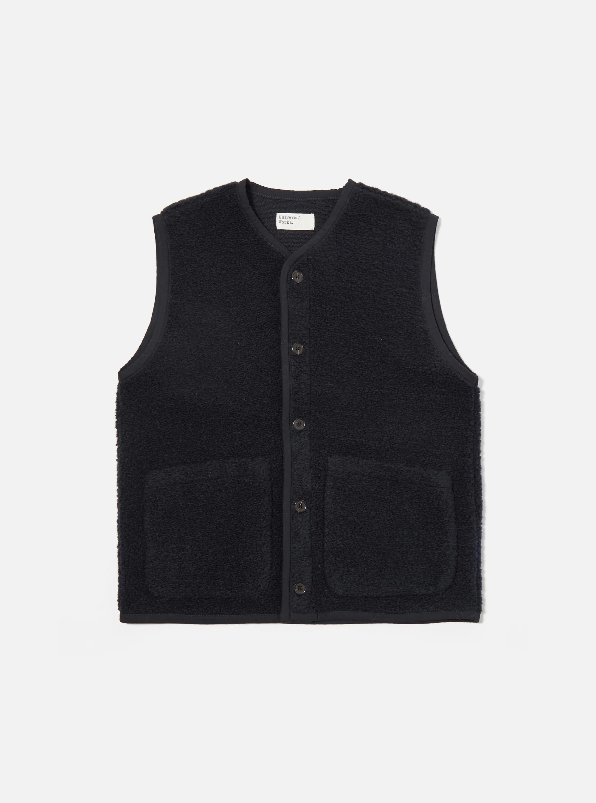Universal Works Alvar Fleece Lancaster Gilet