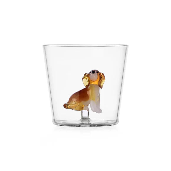 Golden Retriever Glass Tumbler