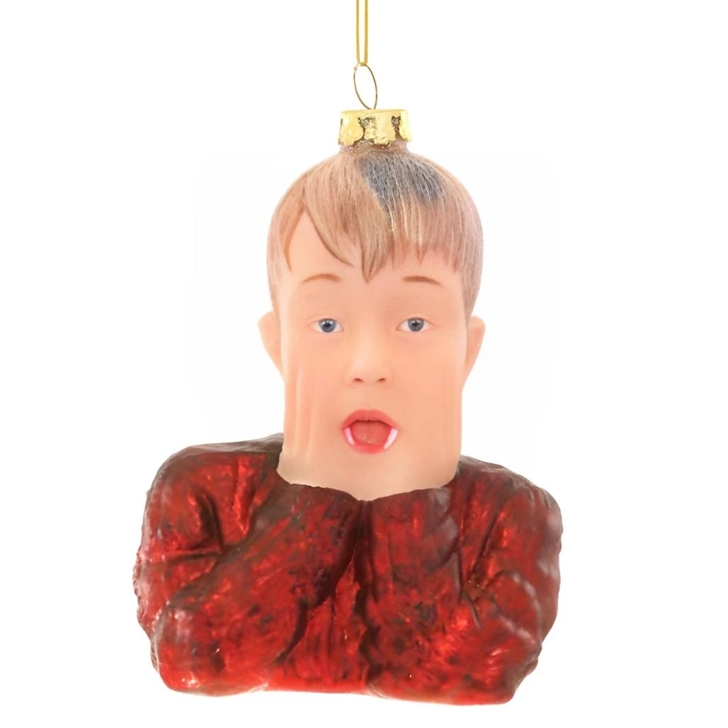 Kevin McCallister Glass Ornament