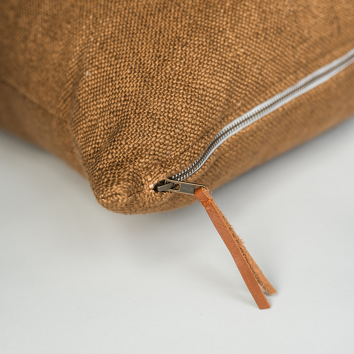 Luxe Linen Knife Edge Square Throw Pillow
