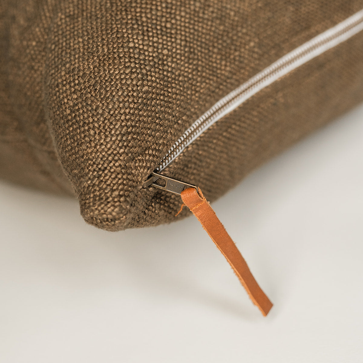 Luxe Linen Knife Edge Square Throw Pillow
