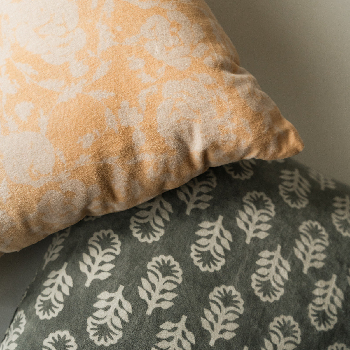 Floral Velvet Pillow