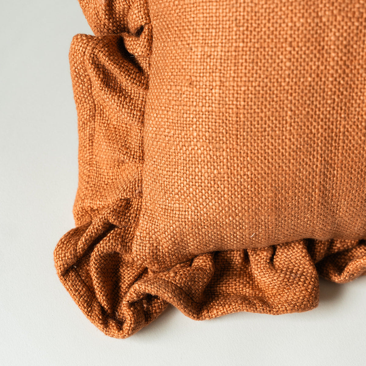 Luxe Linen Ruffle Pillow