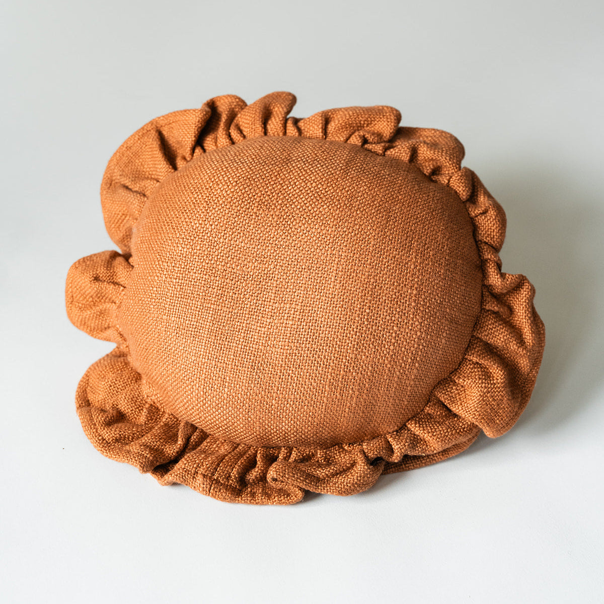 Luxe Linen Ruffle Pillow