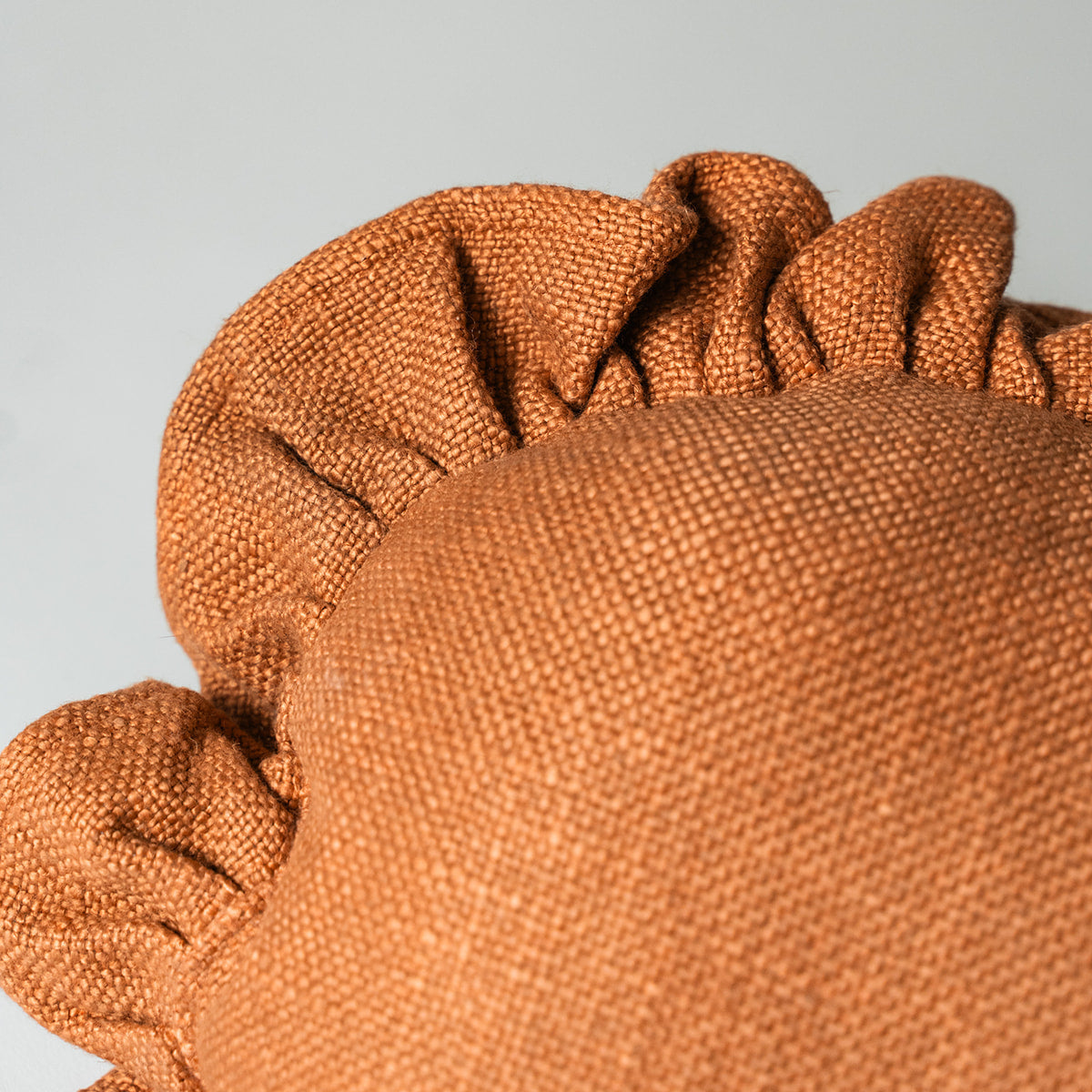 Luxe Linen Ruffle Pillow