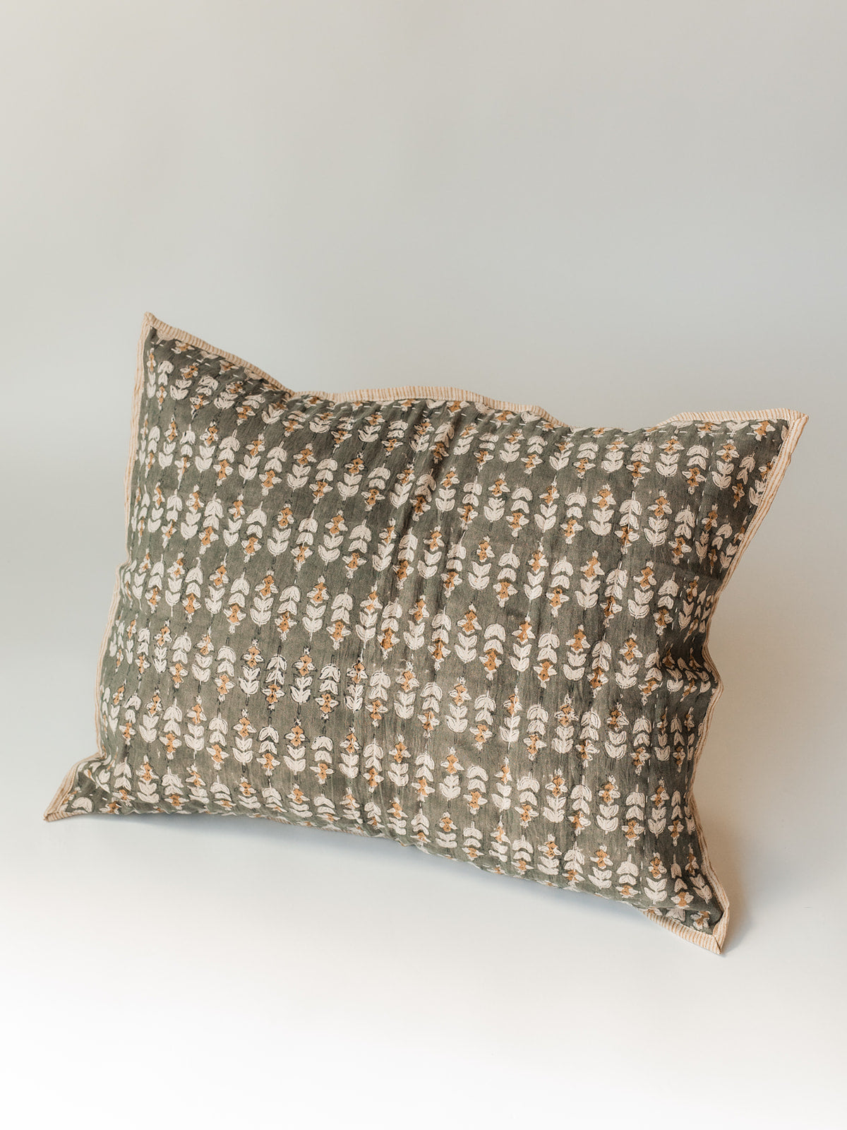Blossom Block Print Shams S/2