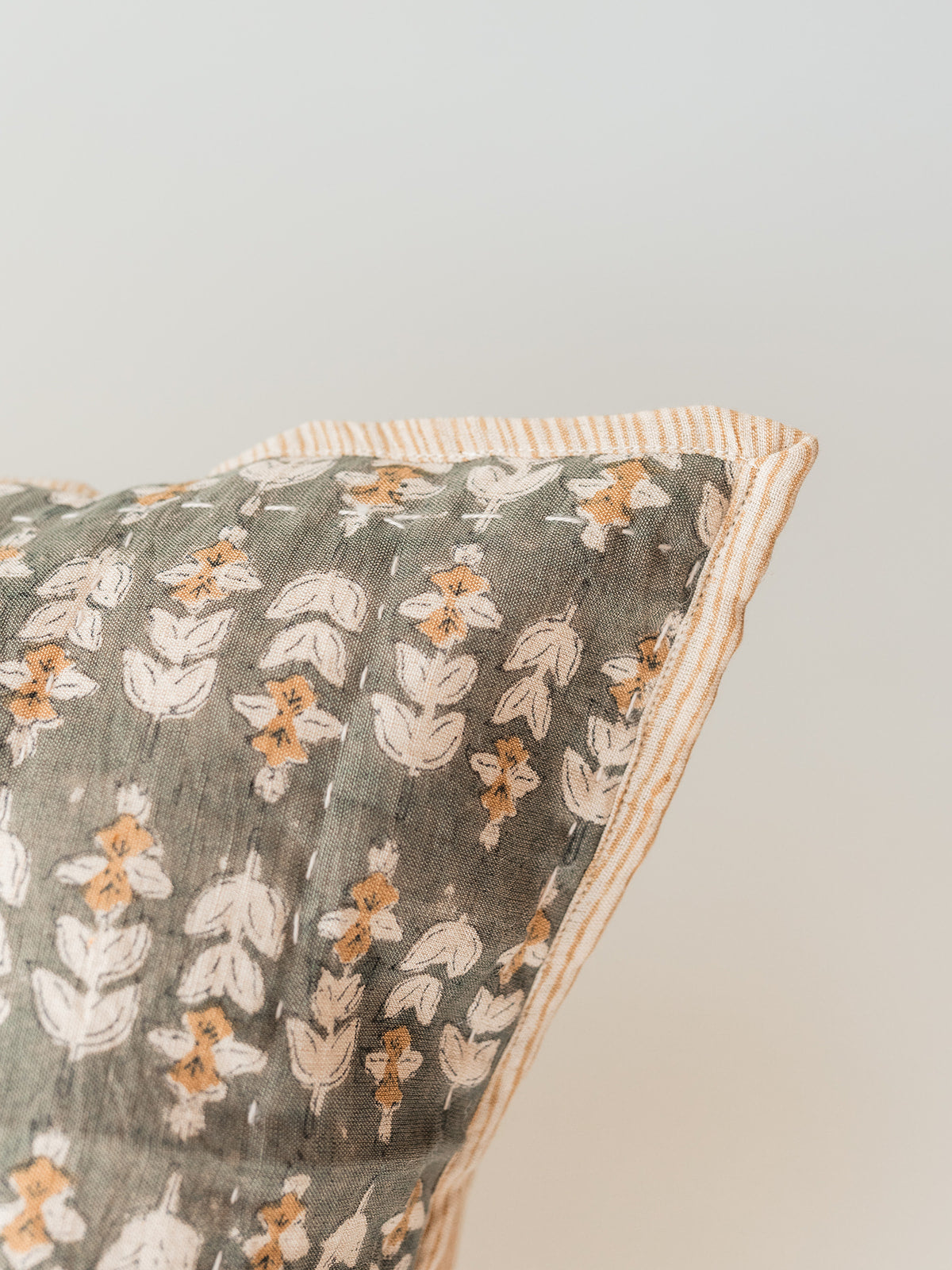 Blossom Block Print Shams S/2