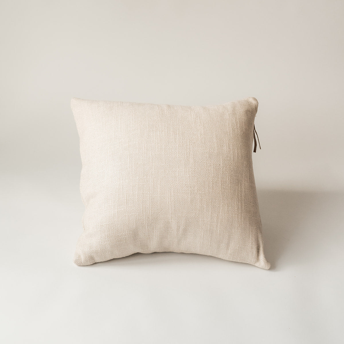 Luxe Linen Knife Edge Square Throw Pillow