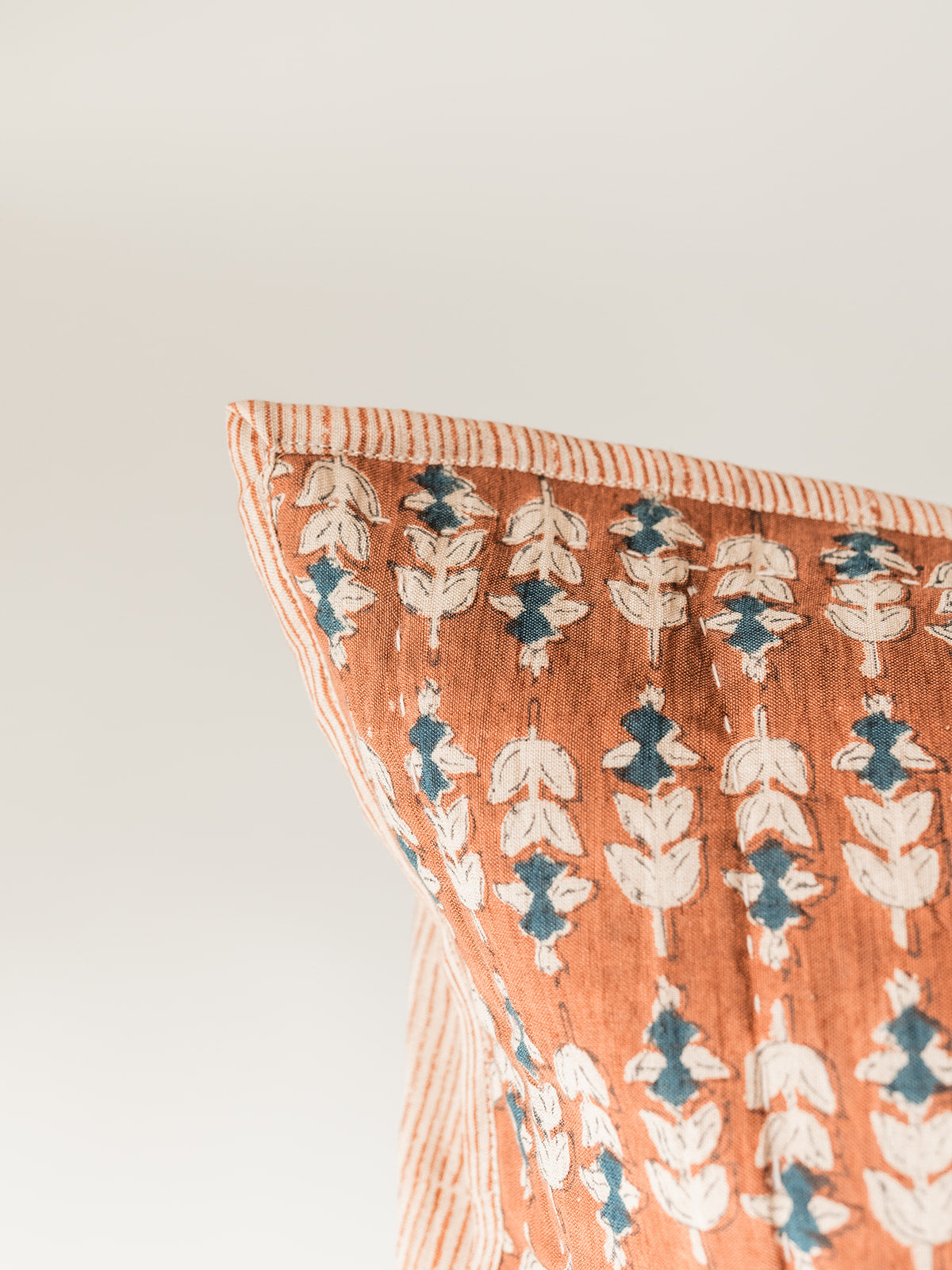 Blossom Block Print Shams S/2