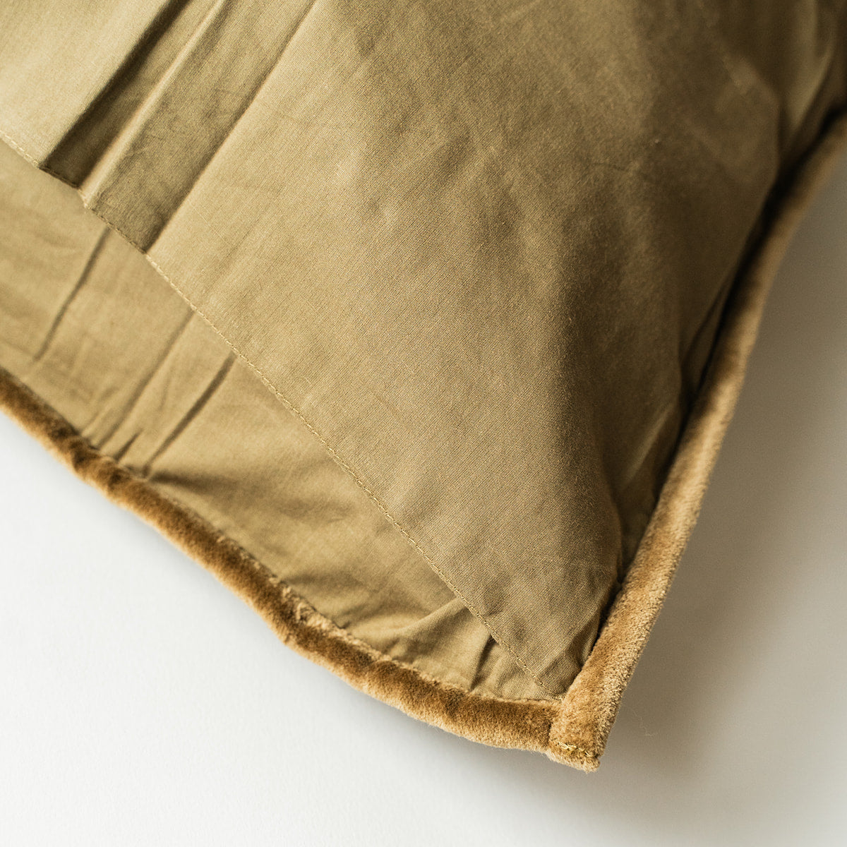Channel Grid Velvet Shams - Set of 2