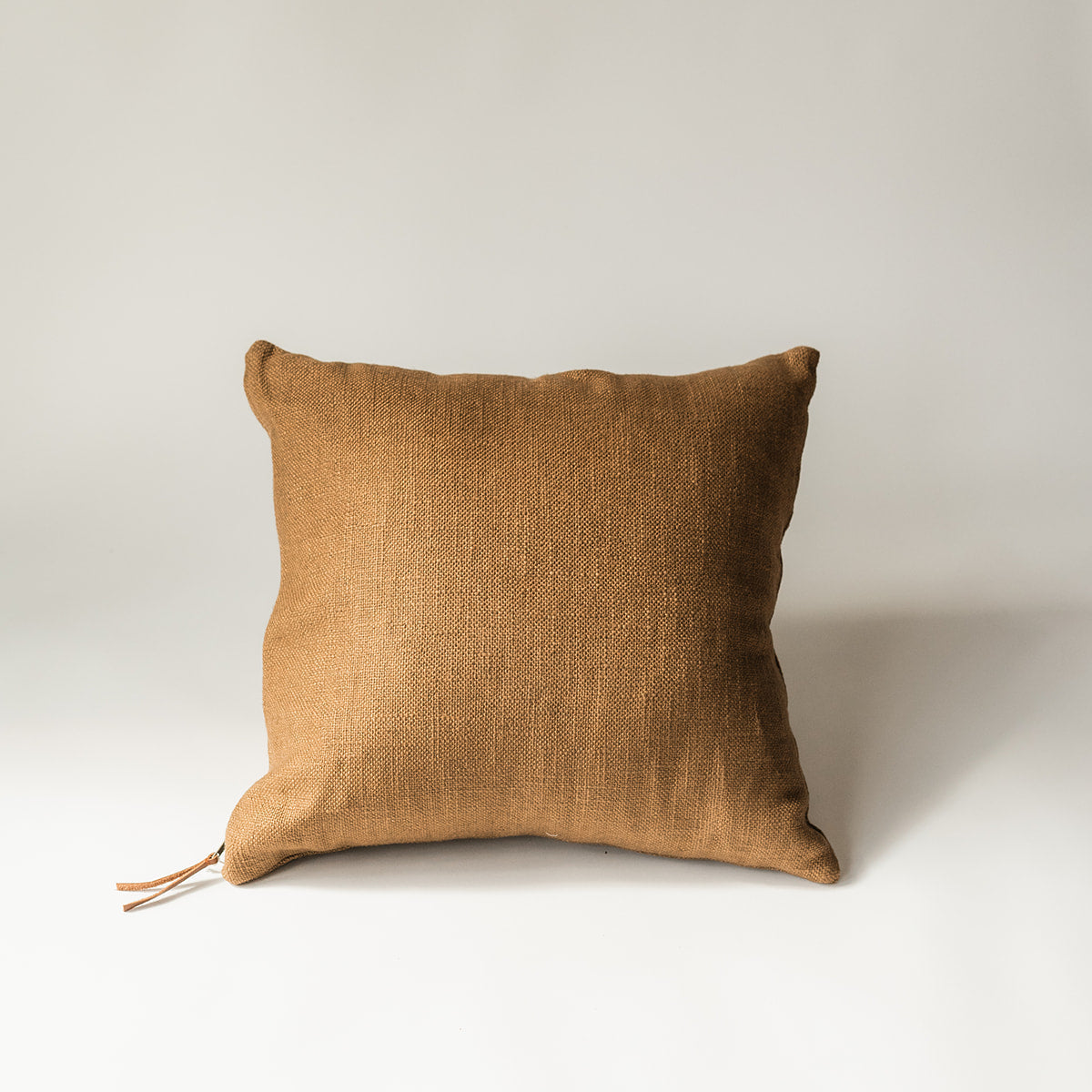 Luxe Linen Knife Edge Square Throw Pillow