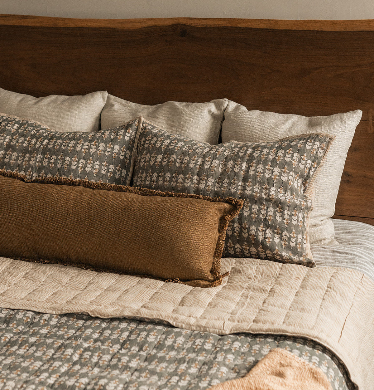 Blossom Block Print Quilt