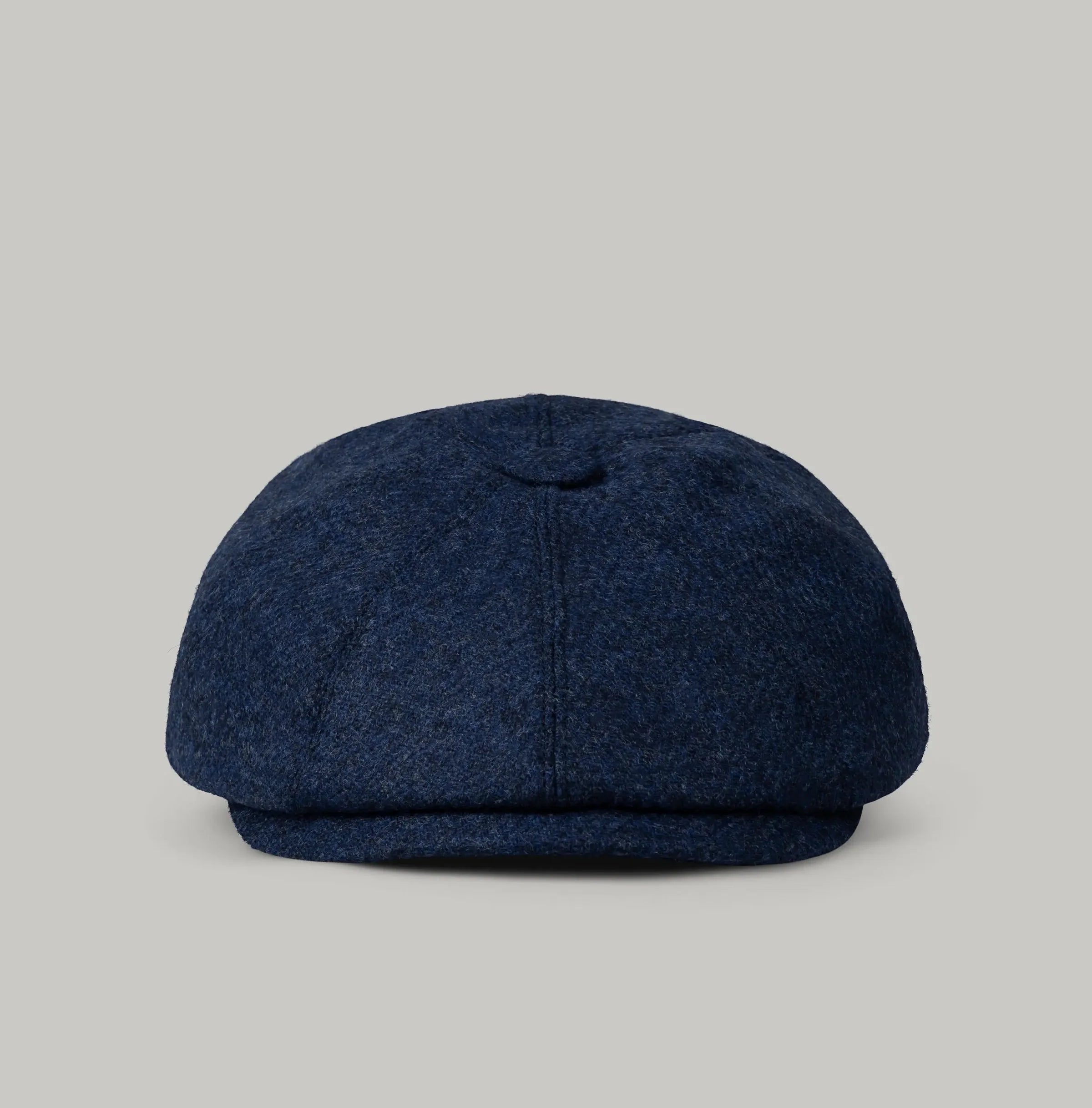 Baker Boy Hat - Navy Wool 5