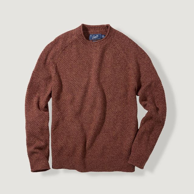 Crow's Foot Rollneck Sweater - Mens