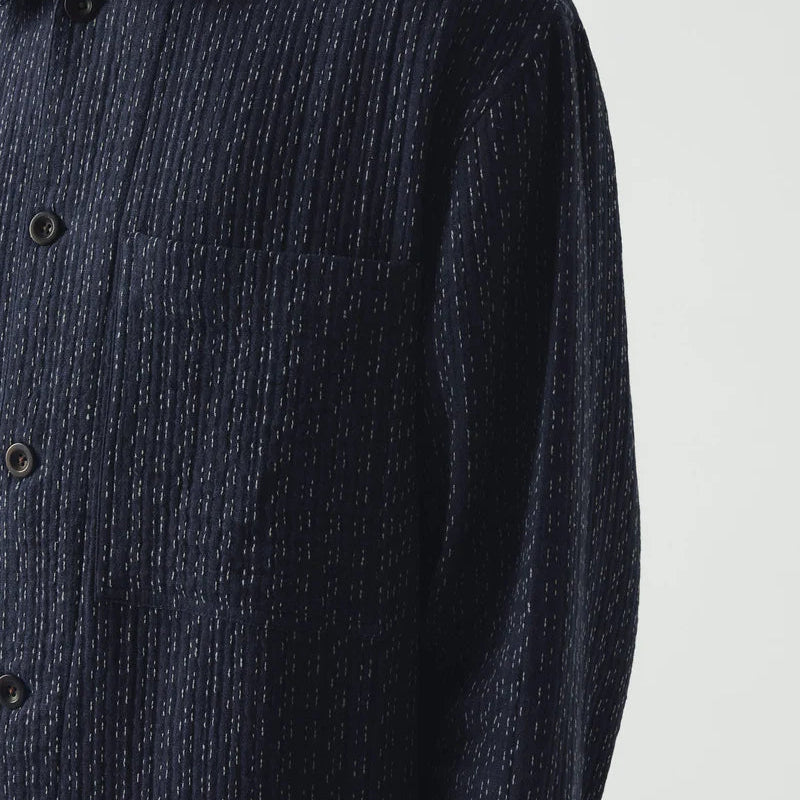 Toast Scatter Stitch Cotton Shirt