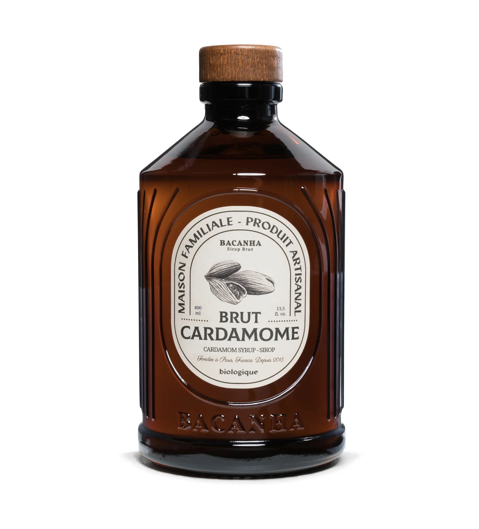 Raw Cardamom Syrup - Organic - 400ml