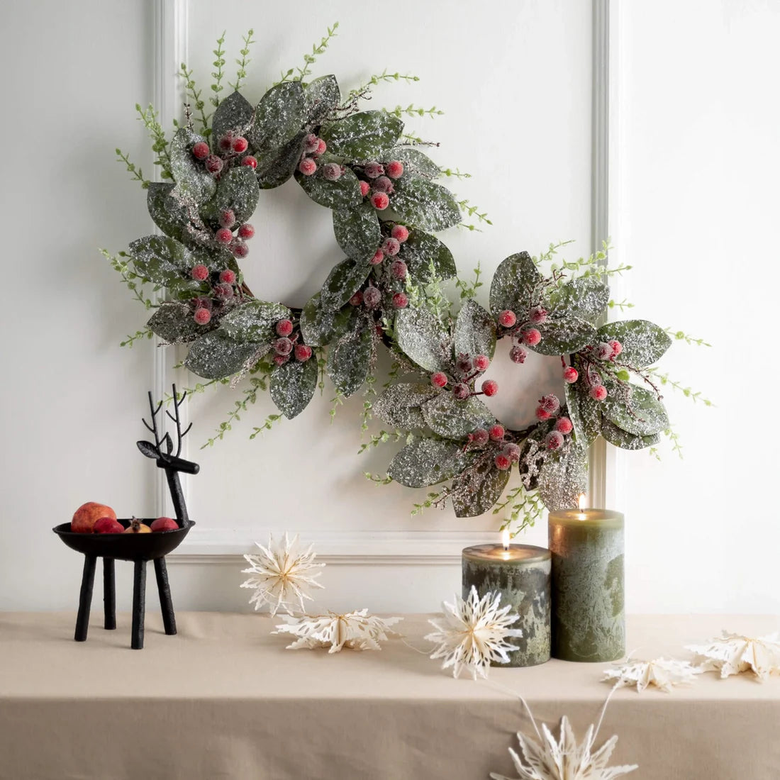 Paper Snowflake Garland