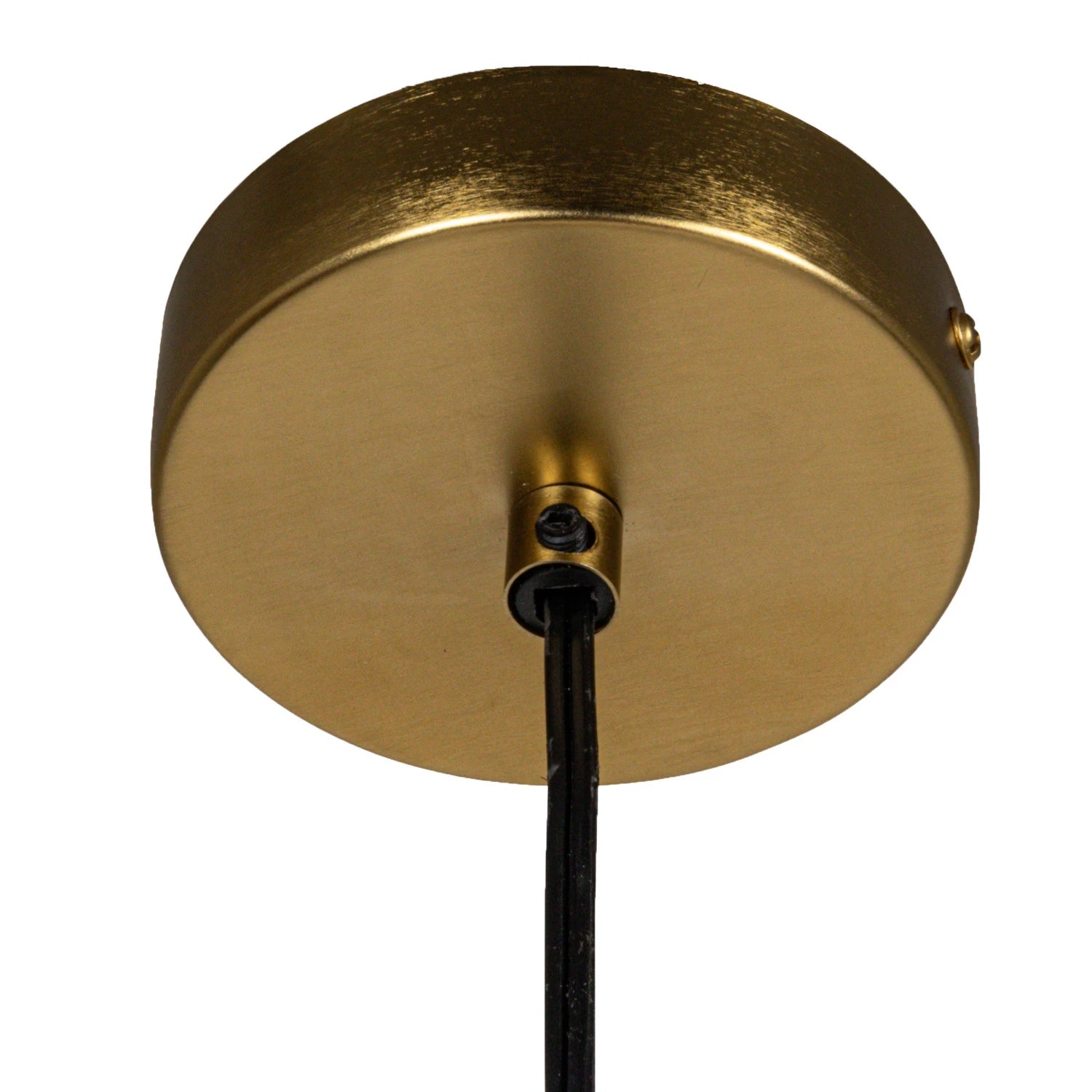 Stoneware & Metal Pleated Pendant Lamp