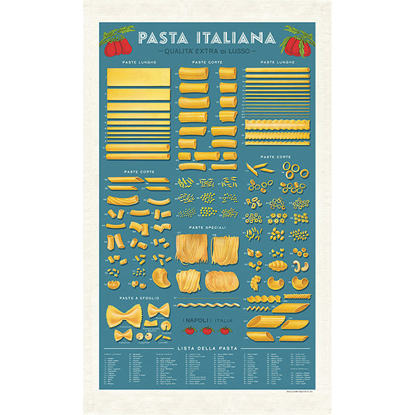 Pasta Tea Towel