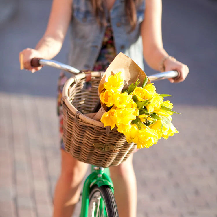 Tuckernuck Oval Bike Basket - Natural
