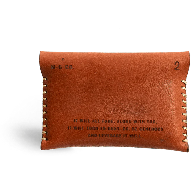 Golden Slim Tuck Wallet