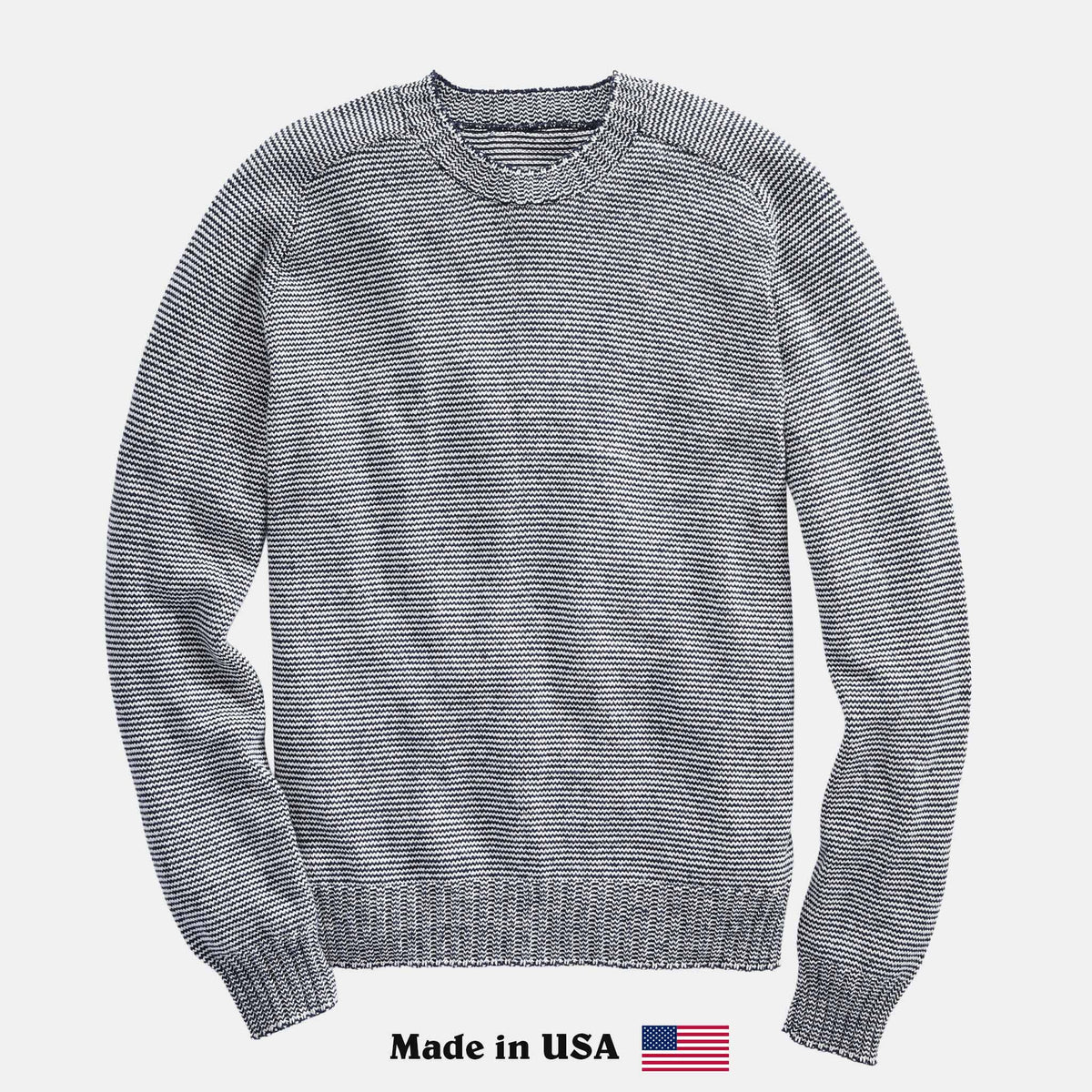 Westport Thin Stripe Crewneck Pullover
