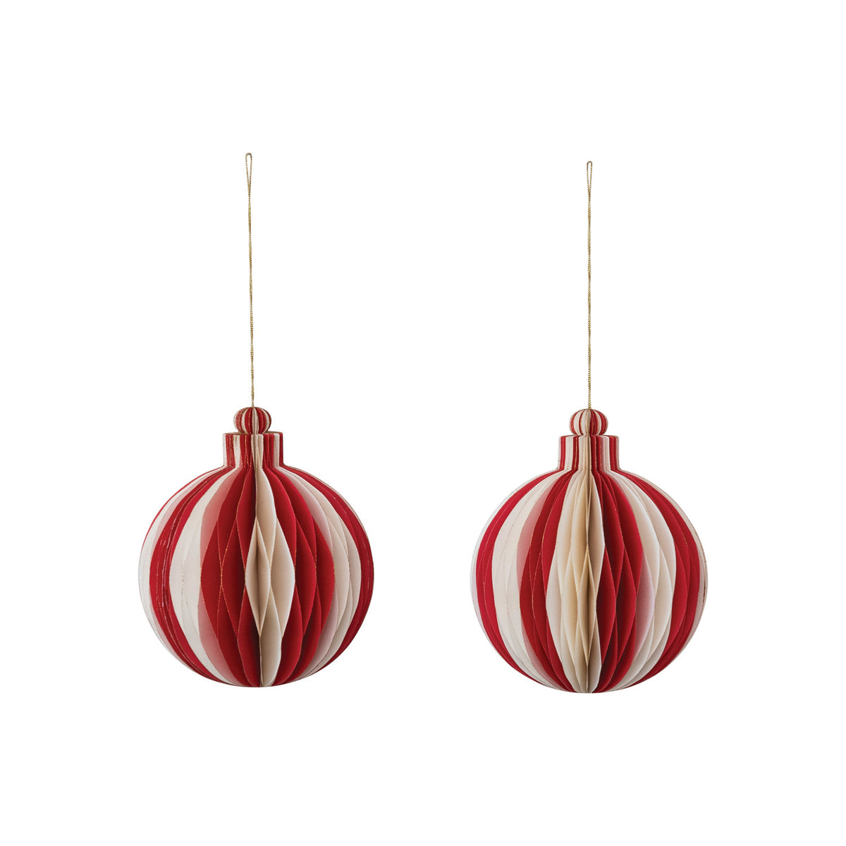 Paper Folding Honeycomb Ornaments