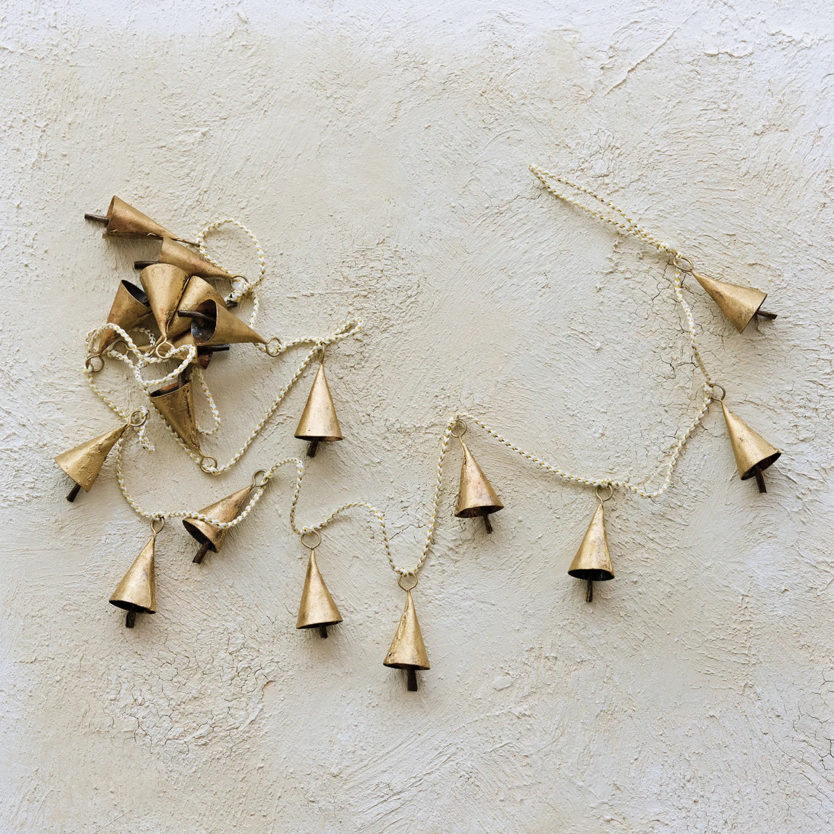 Gold Metal Bell Garland