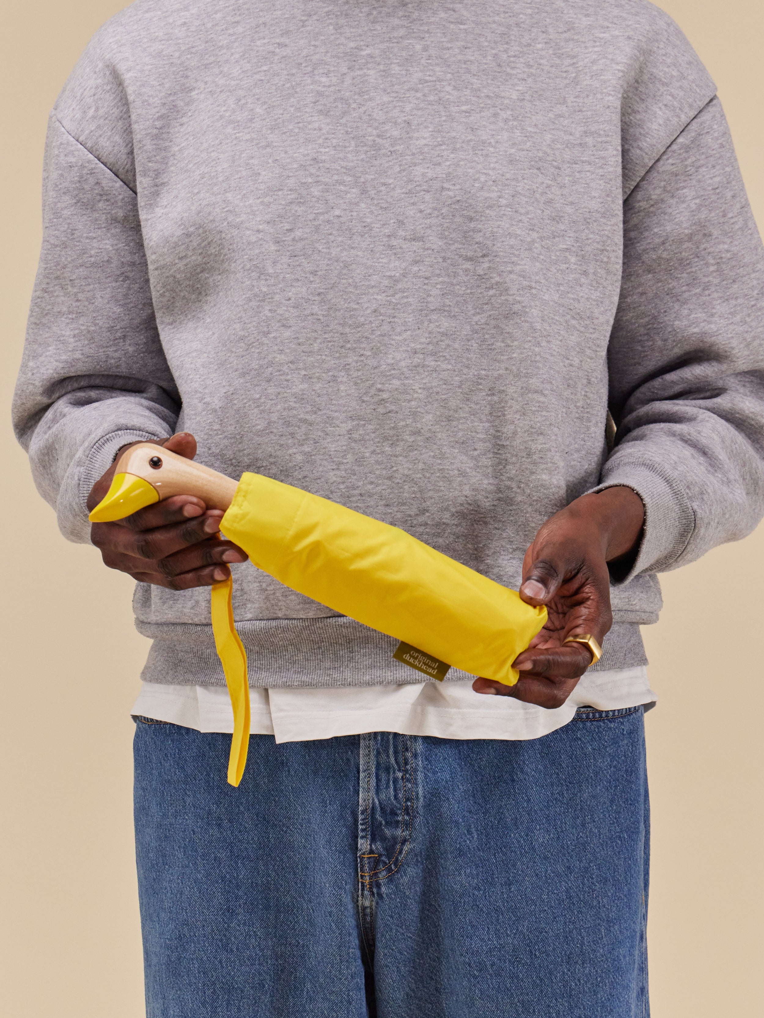 Yellow Eco-friendly Compact Original Duckhead Umbrella