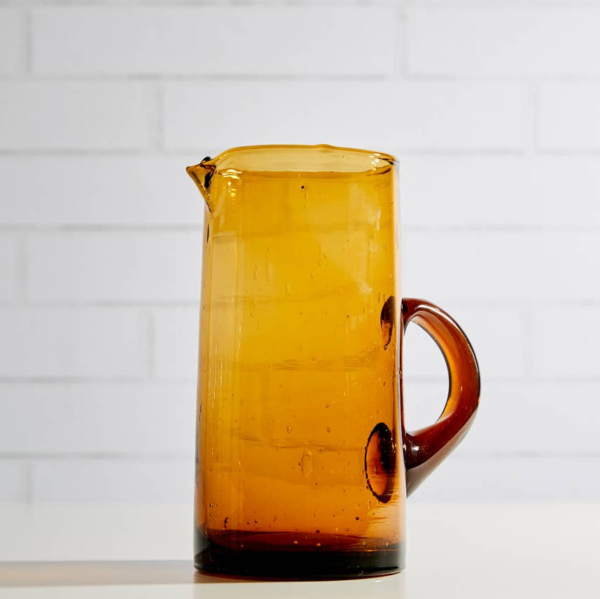 Moroccan Cone Jug - Amber