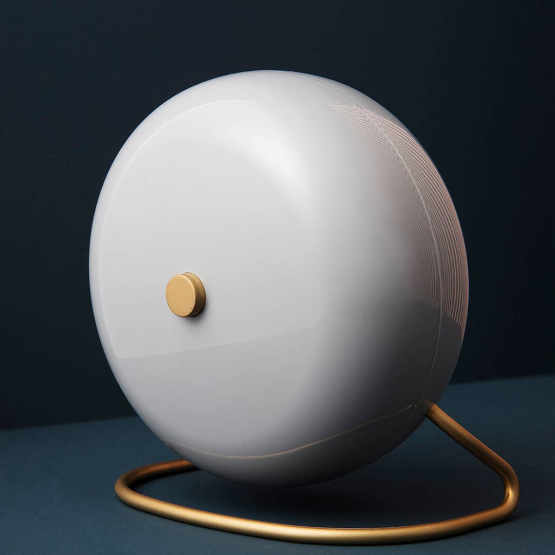 Arne Jacobsen - Station - 4.3" Dia. Table Clock w/ Alarm
