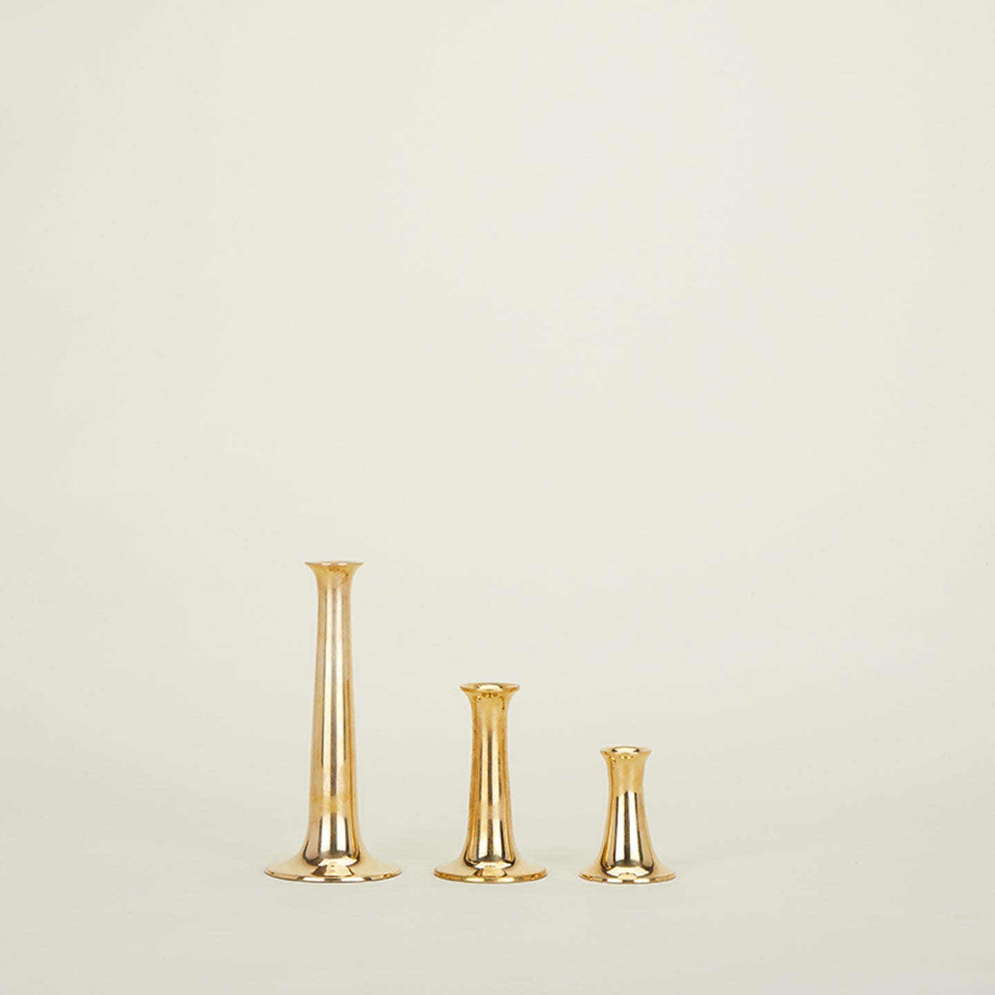 Hawkins Simple Candle Holder - Brass