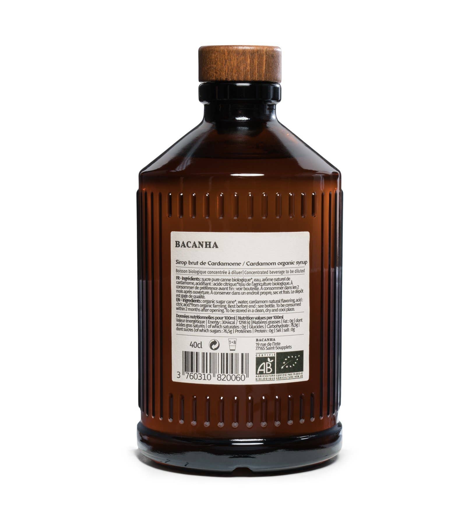 Raw Cardamom Syrup - Organic - 13,5 fl. oz.